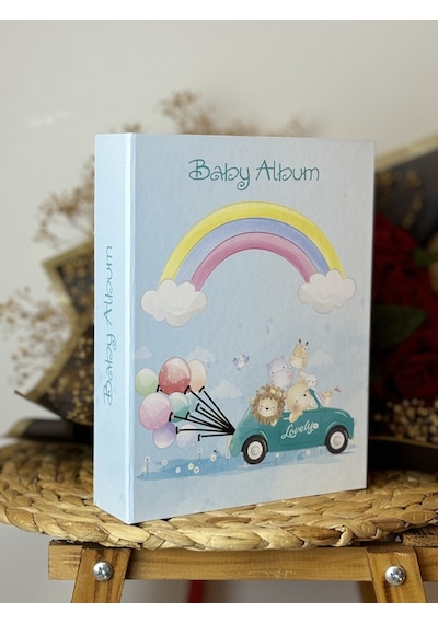 Rabsev RS306 Fotoğraf Albümü 10x15cm 200 Fotoğraf Kapasiteli Baby Desenli Lüks Albüm