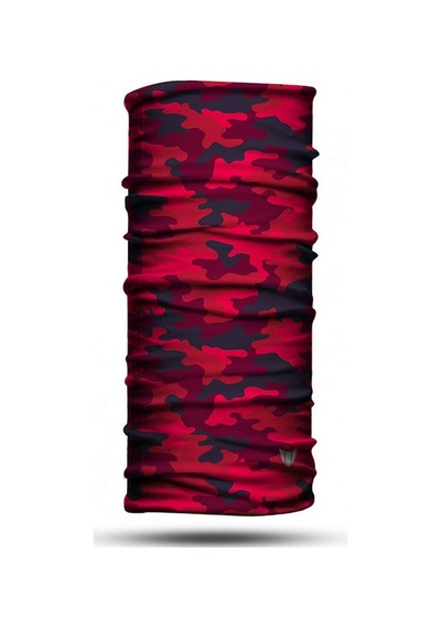 Vexo Camouflae Baf Bandana Kırmızı - Siyah