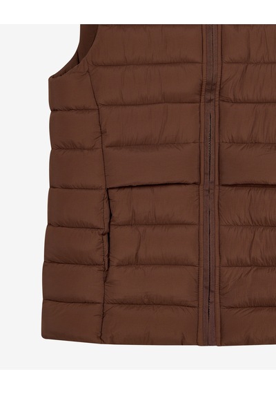 Skechers W Padded Pocket Light Vest Kadın Kahverengi S2620197-2070