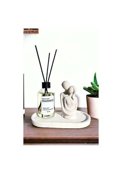 Sarilan Sevgili Biblo Stand Ve Fresh Soft Oda Kokusu 100ml Set