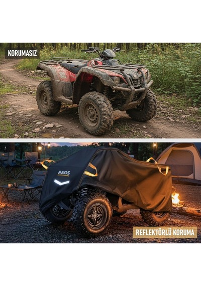 Haegs Atv Brandası, Atv Koruma Kılıfı, Örtüsü Su Geçirmez Dış Mekan Ağır Hizmet Tipi, 4 Mevsim Xl-210-120-1 Genel