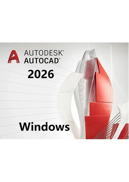 Autodesk Autocad 2026 Windows - 1 Pc 2 Yıl Serial Key Bireysel Kullanıcı