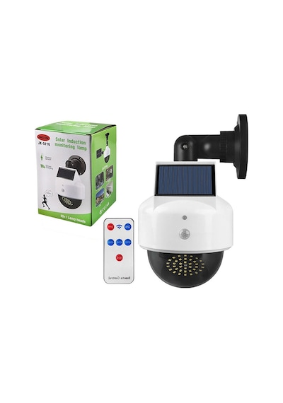 Powermaster Jx-5116 Kamera Görünümlü Solar İndiksiyon Lambası Beyaz