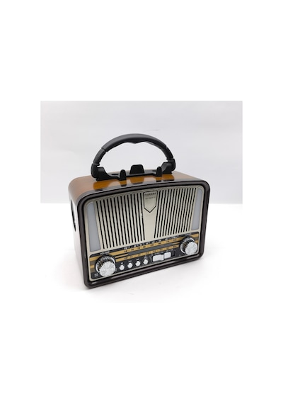 Bk-7090bts Güneş Panelli Nostaljik Radyo - Bluetooth, Usb, Sd Kart Girişli 3 Bantlı Şarjlı Radyo