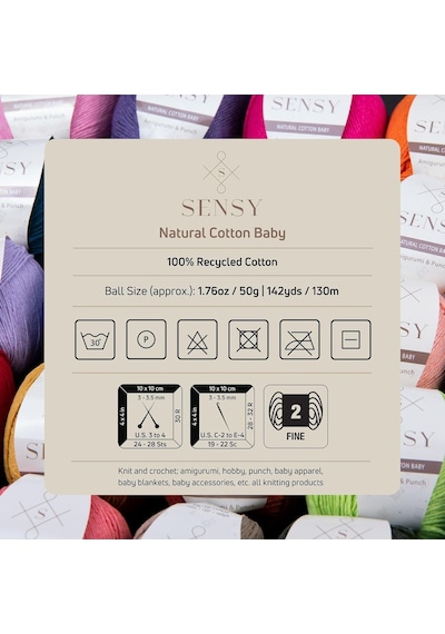 Premium Amigurumi İpi Punch Panç Baby Soft Cotton 50 Gr Örgü İp Açık Somon