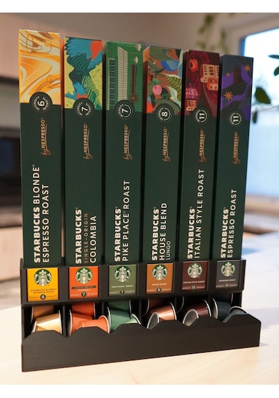 Nespresso Uyumlu Kapsül Kahve Dağıtıcı 6lı Çok Renkli