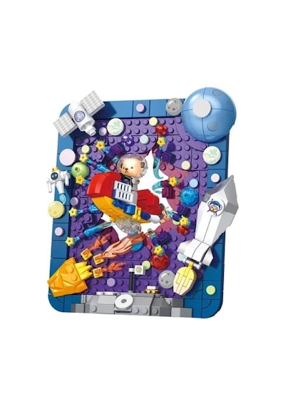 Mey İthalat P881506 Teddy Uzay Araci 368 Parça Block Oyuncak
