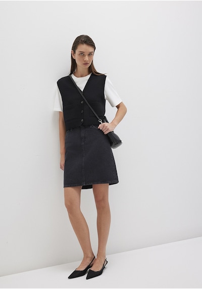 Mavi - Valerie Casual Gri Jean Etek 1319890550 Antrasit