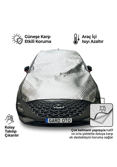 Gard Oto Universal Suv Araç Brandası Su Geçirmez Gri