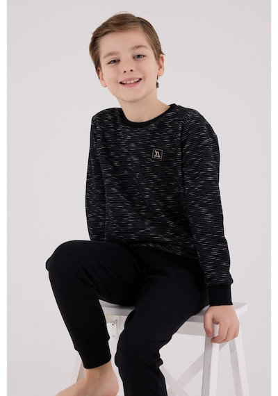 Arnetta Erkek Çocuk Siyah Pijama Takımı Ar3504-c-v1