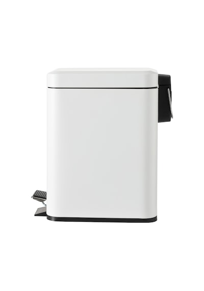 Mudo Home Boho Mono Çöp Kovası Beyaz 5lt Diğer
