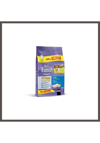 Pets Family Yetişkin Kedi Maması Balıklı 400+100gr 1 Adet Nxrlvng