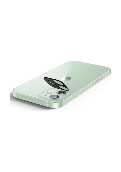 Spigen Apple Uyumlu iPhone 12 Mini İle Kamera Lens Cam Ekran Koruyucu Glas.tr Optik 2 Adet Green Yeşil