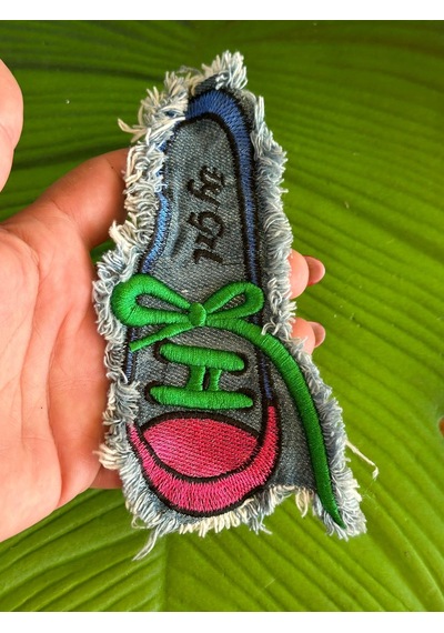 15x7 Cm Kot Ayakkabı Arma Dikiş Giyim Aksesuarı