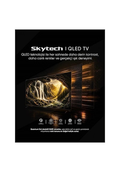 Skytech Q65ST3405 4K Ultra HD 65" 165 Ekran Uydu Alıcılı Smart QLED TV