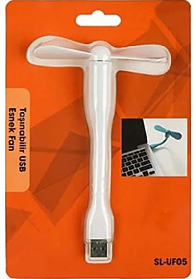 New Sl-uf05 Usb Vantilatör - Esnek Gövdeli Akrobat Mini Usb Fan