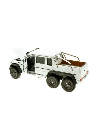 Welly Mercedes G63 Amg 6x6 1 24 Ölçek Model Araba Beyaz