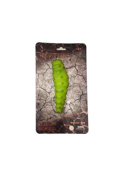 Calimera Toys Hayvan Figürleri Oyuncak Yeşil Dev Tırtıl Yumuşak Tırtıl