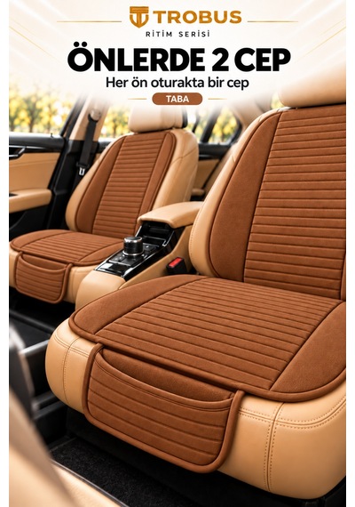 Trobus Ritim Audi A3 2016-2020 Baby Face 7'li Koltuk Minderi Taba