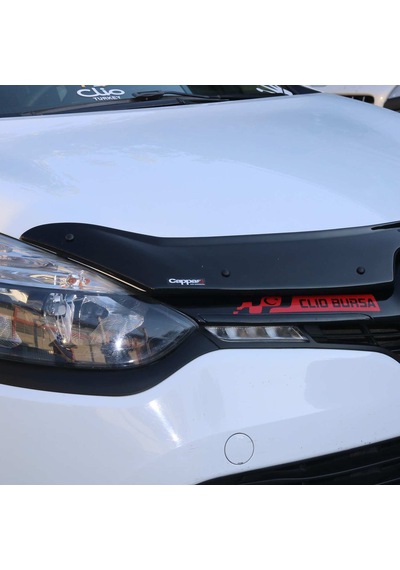 Cappafe Renault Clio 4 Ön Kaput Koruma Rüzgarlık 4Mm Abs 12-20