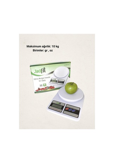 Hassas Ölçüm İçin Dijital Mutfak Tartısı 10 Kg Kapasiteli Yeni Nesil - Hs08372776-5823 Diğer