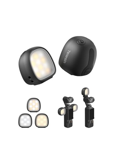 Telesin Osmo Pocket 4 İçin Dolgu Işığı 2'li Set