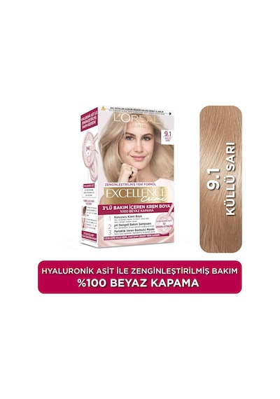 L'oréal Paris Excellence Creme 9.1 Küllü Sarı Saç Boyası