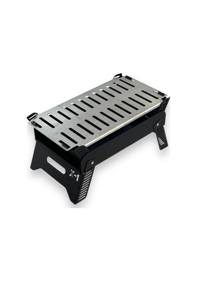Tr Paslanmaz Izgaralı Portatif Katlanır Mangal 47x25cm Model X1 - Taşıma Çantalı Pratik Diğer