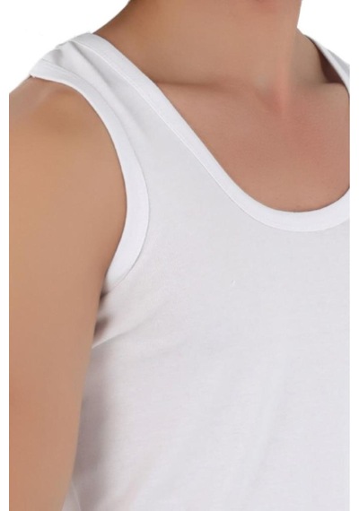 Cnt Erkek Atlet Pamuklu Basic 5'li Premium Paket Beyaz Beyaz