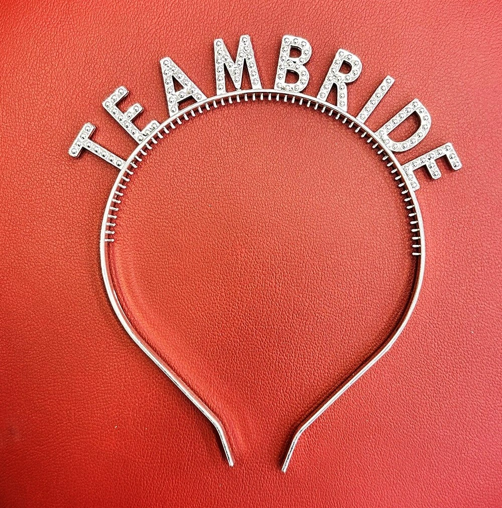 Gümüş Renk Team Bride Taç Plastik Gelin Ve Nedime Tacı - Uxfo-582122 18