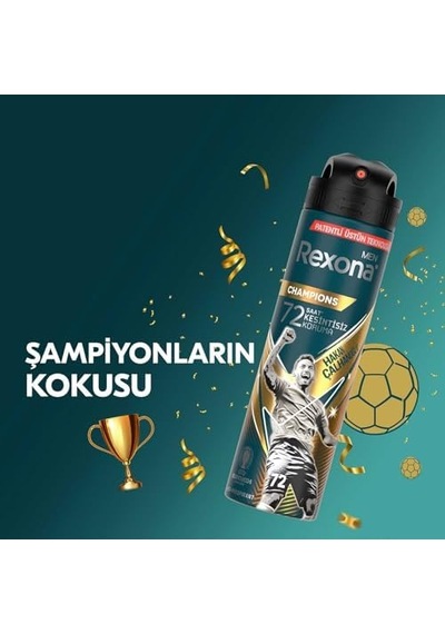 Men Erkek Sprey Deodorant Champions 150 Ml