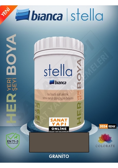 Stella Su Bazlı Akrilik Boya Granito Diğer