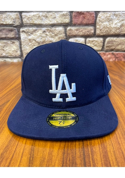 Hamze La Los Angeles Hiphop Snapback Rapper Baseball Drip Şapka Cap Lacivert