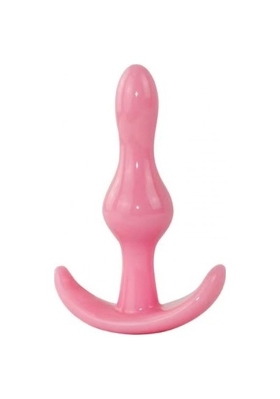 Backpart 2 Boğumlu Silikon Anal Tıkaç - Mor-pembe