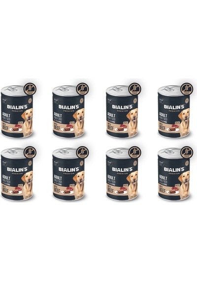 8'li Yetişkin Köpek Maması - Biftekli 400 Gram