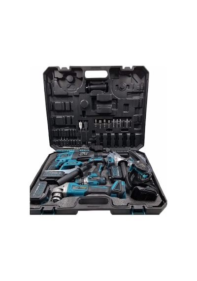Şarjlı Hilti/somun Sökme/avuç Taşlama/matkap/testere Haktaş Hkt929 5 Li Set