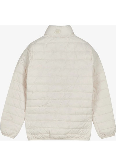 Skechers W Turtle Neck Essential Jacket Kadın Off White Mont S212273-102 Beyaz
