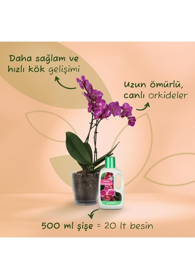 Ayrex Genta Orkide Sıvı Bitki Besini Gübre 500 Ml Diğer
