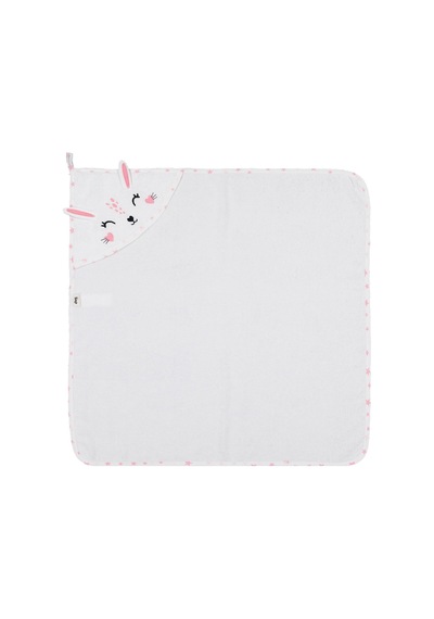 Civil Baby Tavşan Kulaklı Bambu Havlu - Ekru 31B61011625W1