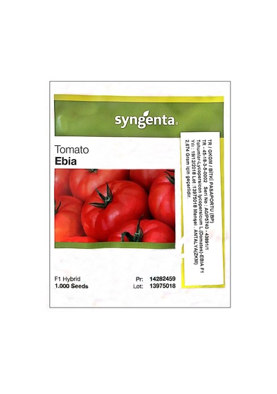 Ebia F1 Oturak Hibrit İri Domates Tohumu 1000 Adet Syngenta