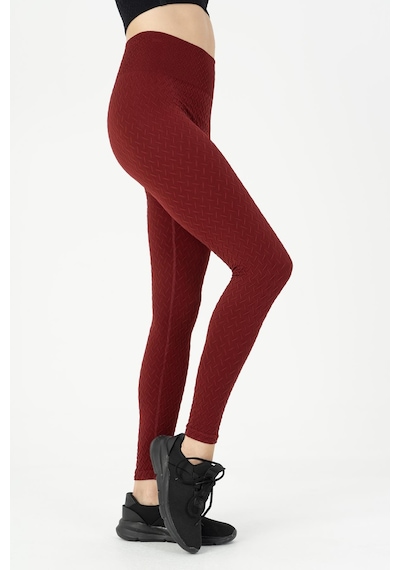 Maraton Seamless Kadın Bordo- Tayt Bordo-