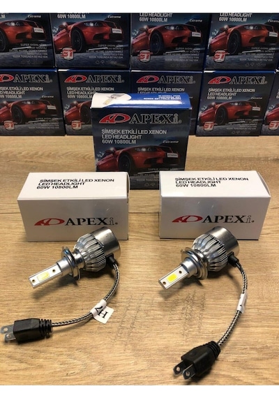 Led Xenon H4 Şimşek Etkili 60 W 10800 Lumen