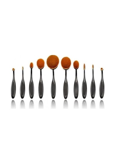 Oval Kasık Fırça Setı 10lu