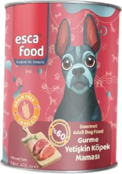 Esca Food Gurme Etli Yetişkin Köpek Konserve Maması 415gr