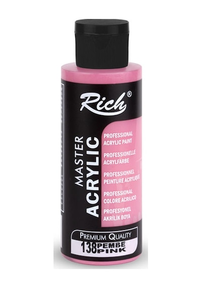 Rich Master Akrilik Boya 120Cc - 138 Pembe