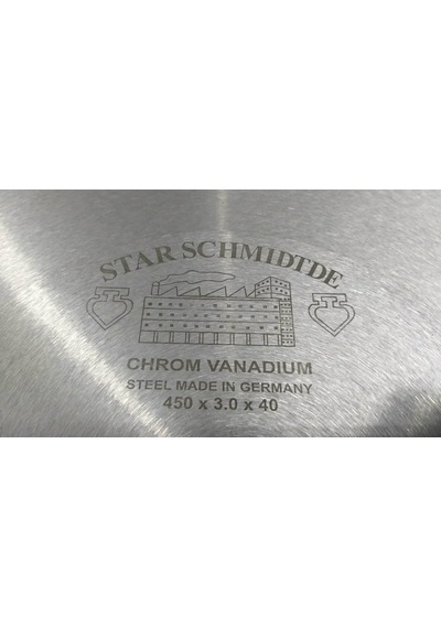 450mm Dış Çap X Kalınlık 3mmxgöbek 40mm Star Schmidt Profil Testere Demir Kesme Testeresi