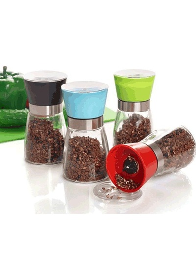 Baharat, Tuz Ve Karabiber Öğütücü Çok Renkli