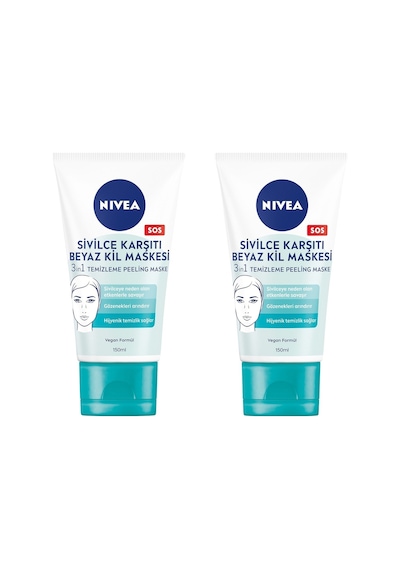 Nivea Beyaz Kil Maskesi 2 x 150 ML