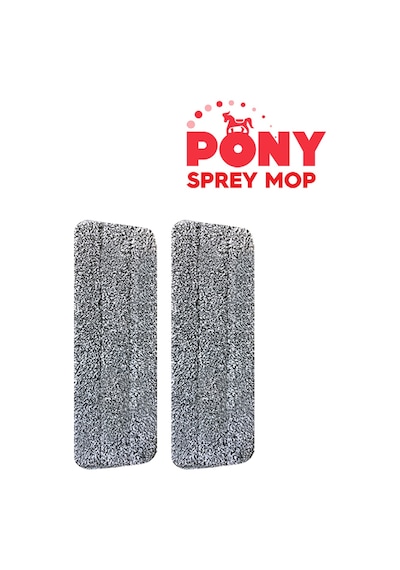 Pony Sprey Yedek Mop 2'li Paket Gri