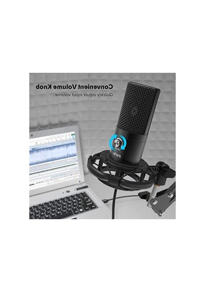 Fıfıne Akış Mikrofonu Pc Kollu, Usb Mikrofon Ps4 Ps5 Mac, Pop Filtre, Shock Mount, Oyun Podcast Stüdyosu İçin